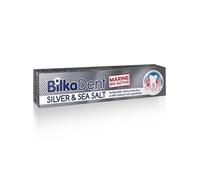 BilkaDent Pasta de dientes Silver y sal marina Total Protection - Terapia bioactiva marina con micropartículas naturales para dientes y encías, 1 x 75 ml