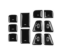 BILKAR Compatible con Tesla para Model 3 para Modelo Y 2023, Pegatinas Botón Ventanilla Eléctrica para Coche Accesorios PVC para Coche Decoración Interiores Coche botón decoración Pegatina