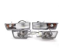 BILKAR Compatible con VW para Jetta para Golf MK3 1992 1993 1994 1995 1996 1997 Set Luz Antiniebla del Parachoques Delantero del Coche Lámpara De Señal De Giro Conjunto Luces antiniebla
