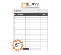 Bill Boss - Bill Payment Tracker: Monthly Bill Payment Tracker, Bill Payment Checklist, Bill Organizer, Budget Planner & Expense Tracker for Home, Office, and Small Business | 8.5" x 11"