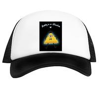 Bill Cipher Gravity Falls Gorra Unisex Blanca Eco-Friendly Snapback