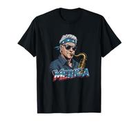 Bill Clinton tocando el saxofón, 4 de julio Merica Camiseta