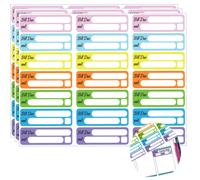 Bill Due Pay Planner Sticker 210PCS Day Calendar Reminder Labels 0.5''