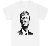 Bill Gates Shirt Richest Man in The World Lovers T White L