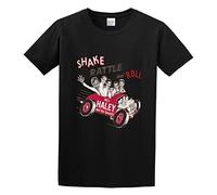 Bill Haley & The Comets Men's T-Shirt Unisex Black Cotton Print tee Shirts 3XL