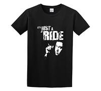 Bill Hicks Inspired Just A Ride Cotton Relentless Sane Man Graphic tee Unisex 100% Cotton T-Shirts Black XXL