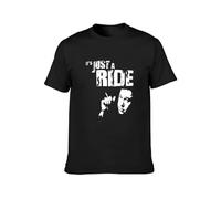 Bill Hicks Inspired Just A Ride Relentless Sane Man Men's T-Shirt Unisex Black Cotton Print tee Shirts XXL