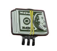 Bill - Marcadores de pelota de golf con clip de metal para sombrero, bolsa, accesorio de alineación, clip de tapa de puntería, marcador de puntería de pelota de golf para múltiples marcadores, talla