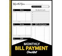 Bill Payment Tracker Notebook: Monthly Bill Organizer & Budget Planner | 8.5 x 11 Inches | 111 Pages to Track Due Dates, Payments, and Expenses