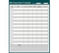 Bill Payment Tracker: The Ultimate Monthly Bill Payment Checklist & Financial Planner - Archive Your Debt-Free Goals - Smart Budgeting Inside - 100 Months
