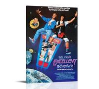 Bill & Ted's Excellent Adventure- Pósteres de lona para dormitorio, decoración de pared, pósteres, impresiones artísticas, pintura retro, decoración de pared para el hogar, dormitorio, 40 x 60 cm