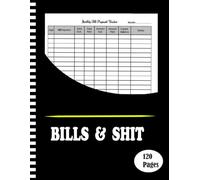 Bill Tracker Notebook: Monthly Bill Organizer & Planner for Financial Budgeting, Finance & Payment Checklist log book - 8.5" x 11" 120 Pages