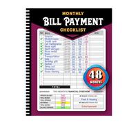Bill Tracker Notebook - Monthly Budgeting Organizer for Family Financial
