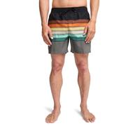 Billabong All Day Stripe LB Pantalones Cortos, Impresión Negro, L para Hombre