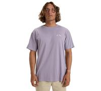 Billabong Arch Crew SS Top de Punto de Manga Corta, Light Purple, M para Hombre