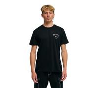 Billabong Arch Fade Premium SS - Camiseta de Manga Corta, Color Negro