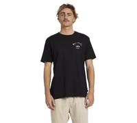 BILLABONG Arch Fade Premium SS - Camiseta de Manga Corta, Color Negro