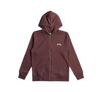 BILLABONG Sudadera con cremallera deportiva 'ARCH' borgoña / blanco, Talla 152-158