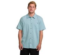 Billabong Camisa clásica de Manga Corta para Hombre Sundays, Azul Lavado S125 Mini, Small