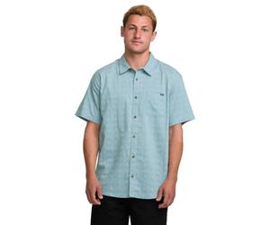 Billabong Camisa clásica de Manga Corta para Hombre Sundays, Azul Lavado S125 Mini, Small