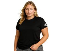 Billabong Camiseta de natación de manga larga y corta UPF 50+ para mujer, talla grande, Negro -, 2X
