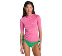 Billabong - Camiseta de Surf Tropical Surf SS para Mujer, Color Rosa