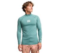 BILLABONG - Camiseta de Surf Waves All Day LS para Hombre, Color Azul