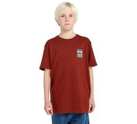 Billabong Camiseta Estampada para niño, Ladrillo., 12 años