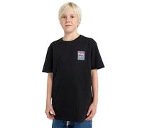 Billabong Camiseta Estampada para niño, Negro, 8 años