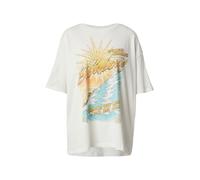 BILLABONG Camiseta talla grande 'WHERE THE SUN C' azul cielo / amarillo / mandarina / blanco M azul cielo / amarillo / mandarina / blanco