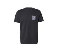 Billabong Stamp SS Camiseta, Washed Black, L Hombre