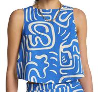 Billabong - Camisetas mujer - So Breezy Woven Tank True Blue para Mujer - Talla S - Azul Azul S