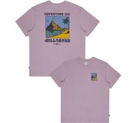 Billabong - Camisetas - Post Cards Adiv Premium SS Tee Purple Ash - Talla M - Púrpura Púrpura M