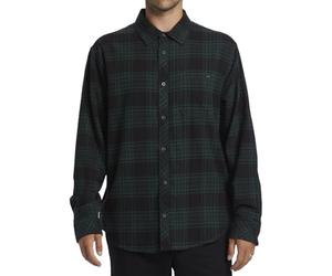 Billabong Coastline Flannel Camiseta, Black, Estándar para Hombre