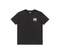 Billabong, Crayon Wave Camiseta de Manga Corta, Chicos, 10 años, Washed Black