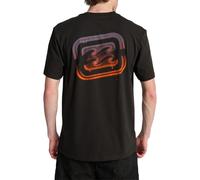 Billabong Crayon Wave Camiseta Manga Corta Regular Algodón Negro Lavado SP26