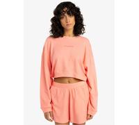 Billabong Cropped Fleece Sudadera, Peach Tart, M para Mujer