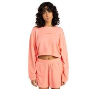 Billabong Cropped Fleece Sudadera, Peach Tart, M para Mujer