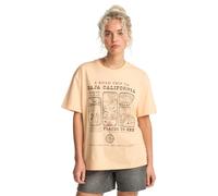 BILLABONG Flying To The Moon - Camiseta de Manga Corta - Mujer - Naranja
