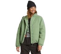 Billabong High Route Puffer Chaqueta, Salty Sage, Estándar para Mujer