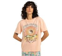 Billabong IN The Balance Camiseta, Soft Peach, Small para Mujer