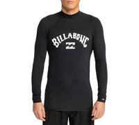 Billabong Logo Surf LS Rashguard, Negro para Hombre - L