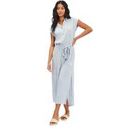 Billabong Lovely Ways Button Front Midi Dress Vestido Informal, Blue Stream, M Mujeres