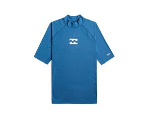 BILLABONG Lycrashirt Waves All Day para hombre azul claro | L