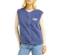 Billabong - Marcas - Be Happy Sherpa Vest True Navy para Mujer - Talla S - Azul marino Azul marino S