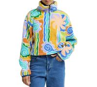Billabong - Marcas - Holiday Cropped Sherpa Fleece Multi para Mujer - Talla S - Verde Verde S