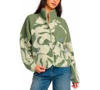 Billabong - Marcas - Popoyo Snap Up Fleece Jacket W Seagrass para Mujer - Talla M - Verde Verde M