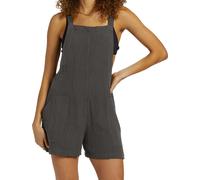 Billabong - Monos Mujer - Beach Crush Overall Black Sands para Mujer - Talla XS - Gris Gris XS