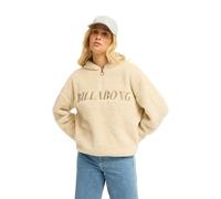 BILLABONG Ready To Go - Polar Sherpa con Media Cremallera - Mujer - Blanco
