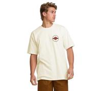Billabong Rotor Diamond - Camiseta gráfica de Manga Corta para Hombre, Blanco Crema, S